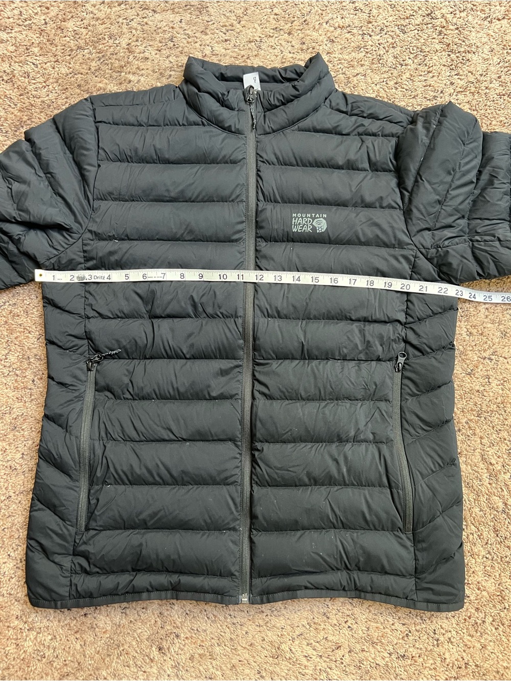 Mountain Hardwear Insulated Puffer Jacket Large Black Full Zip - Picture 4 of 6
